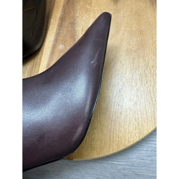 Schutz Womens Mikki Burgundy Tall Knee-High Boots Shoes 8.5 B