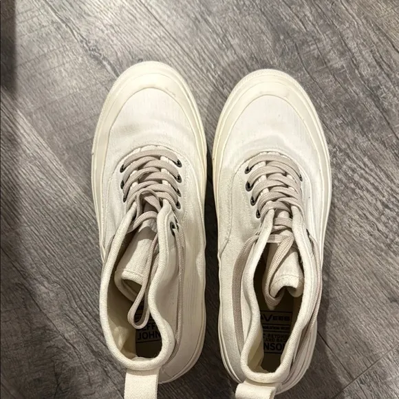 Seavees High-Top Sneakers in Cream