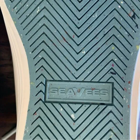 Seavees Monterey Sneaker Platform in Pink Lime Flower Poplin Size 8 Shoes NEW