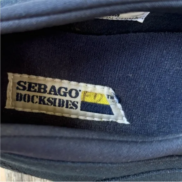 Sebago Docksiders Patriotic Slip-On Canvas Shoes