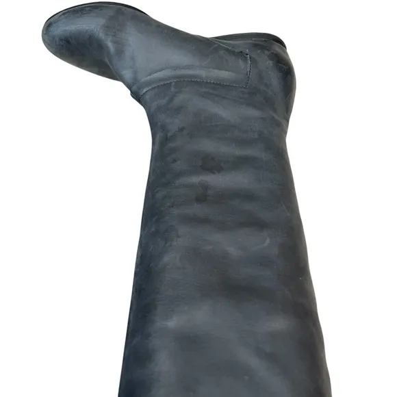 SEE BY CHLOE LEATHER OVER THE KNEE BOOTS WOMENS SIZE 6 WOOL? LINING