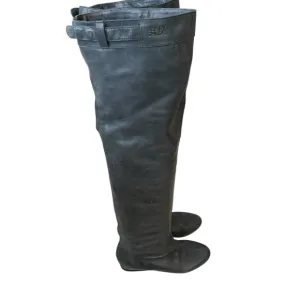 SEE BY CHLOE LEATHER OVER THE KNEE BOOTS WOMENS SIZE 6 WOOL? LINING