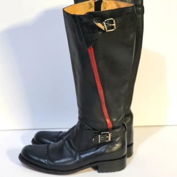 Sendra Black Leather Boots