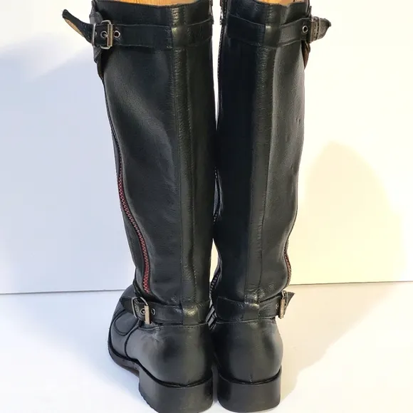 Sendra Black Leather Boots
