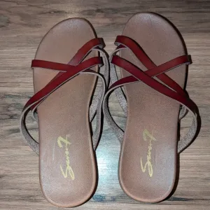 Seven 7 women's brown sandals size 9. Seven7 sandals. Women's size 9 shoes