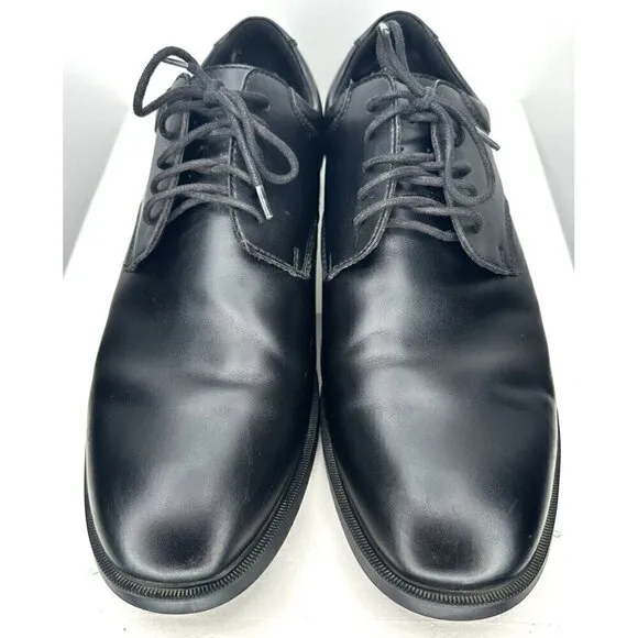 Shoes for Crews Men Cambridge Slip &amp; Oil Resistant Formal Work Shoes Black Sz 14