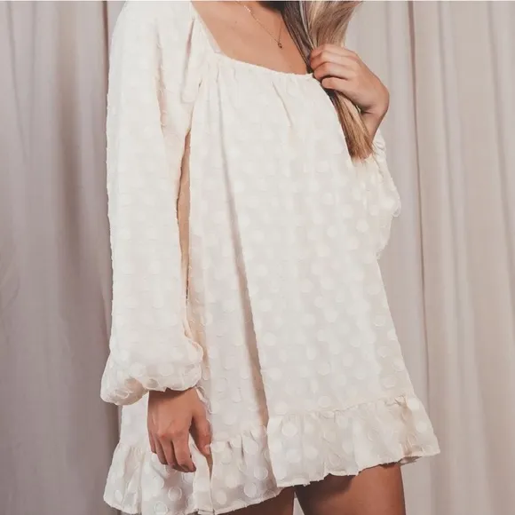 Show Me Your MuMu Briar Mini Dress Dot Print Size Small