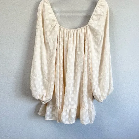 Show Me Your MuMu Briar Mini Dress Dot Print Size Small