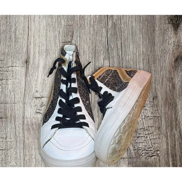 Shu Shop Rooney women’s sparkly high top sneakers. Size 11