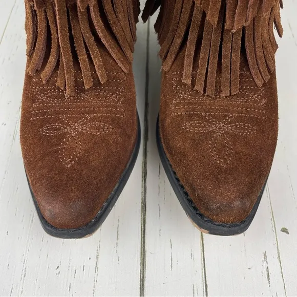 Shyanne Girls‎ Fringe Snip Toe Western Boots