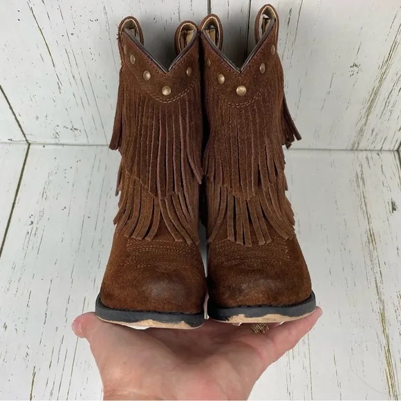 Shyanne Girls‎ Fringe Snip Toe Western Boots