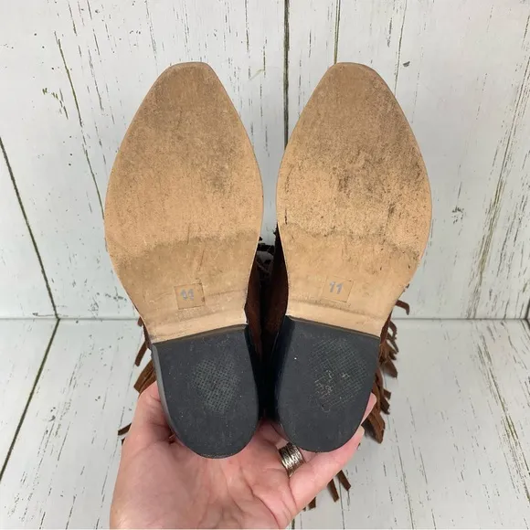 Shyanne Girls‎ Fringe Snip Toe Western Boots