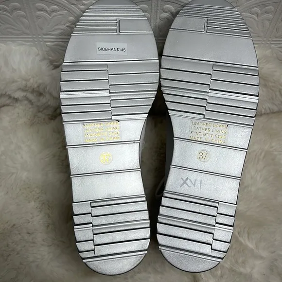 Silent D Siobhan white wedge platform sneakers from Nordstrom EUC