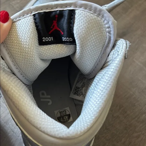 Silver High-Top Sneakers