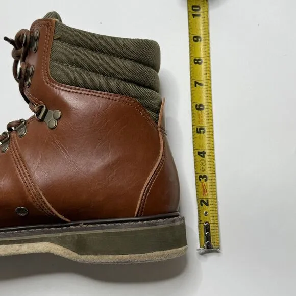 Simms Freestone Fly Fishing Boots Mens Size 11 Brown Leather Lace Up Felt Soles