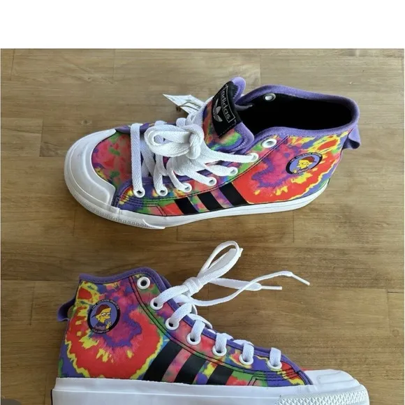 🎃Simpsons Adidas high top sneakers🎃