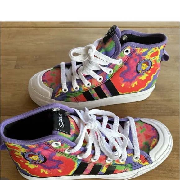 🎃Simpsons Adidas high top sneakers🎃