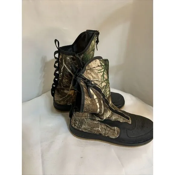 Size‎ 11- Nike Realtree Air Edge Camo Ankle High Boots Shell Carry Boots