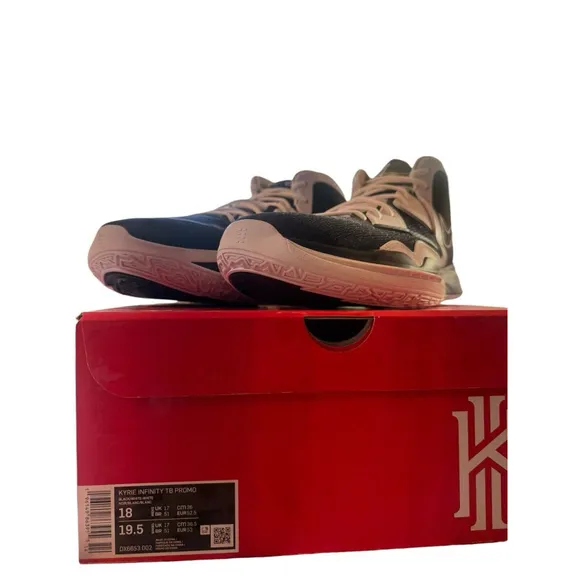 Size 18 - Nike Kyrie Infinity TB Promo Black White