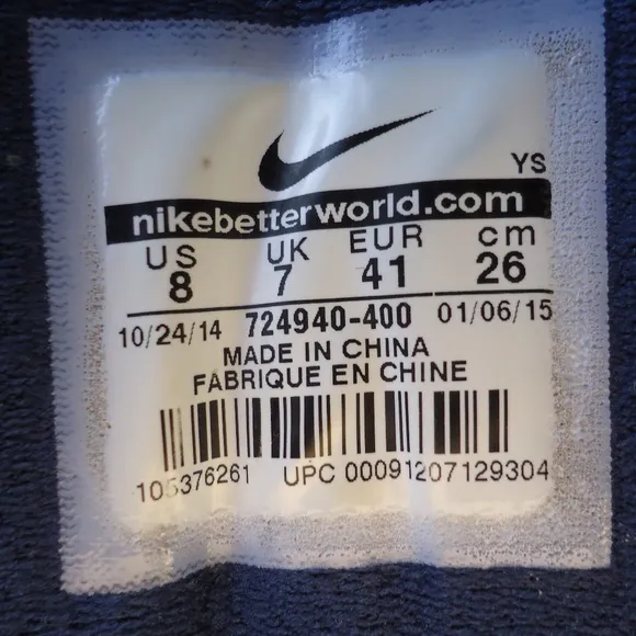 SIZE 8. Nike Dart XI Running Sneakers Shoes.