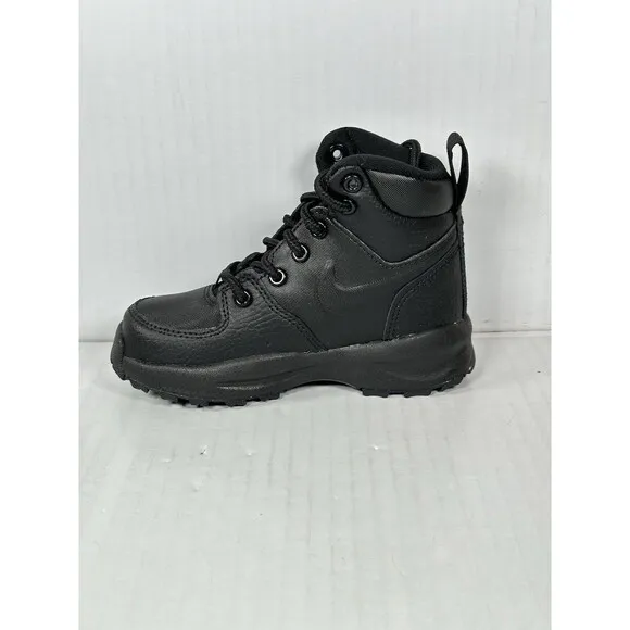 Size 8c Nike Manoa ‘17 LTR Boots Shoes PS HF0751-001 Black Toddler Kids NEW