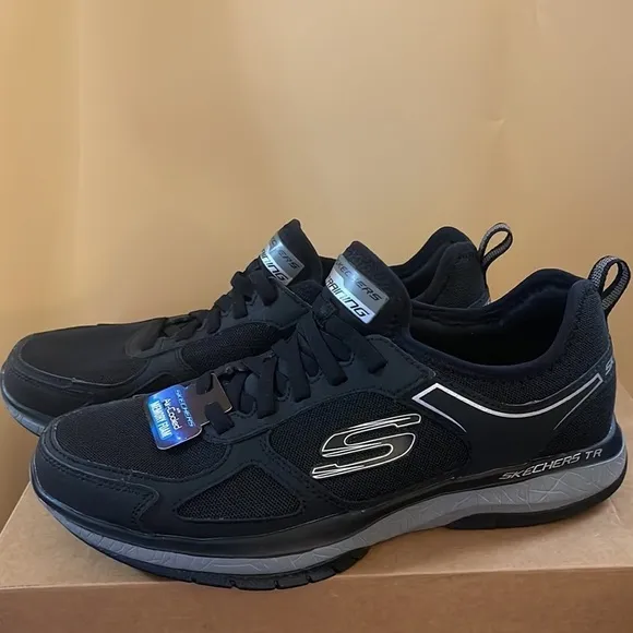 Skechers Black Men’s Burst Training Shoes Size 7