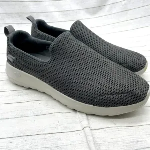 Skechers Goga Max Gray Equalizer Persistent Slip On Walking Shoes 54600 Size 8.5