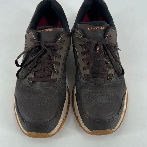 Skechers Men's Arch Fit Escape Plan Sneaker Shoes Brown Size 12