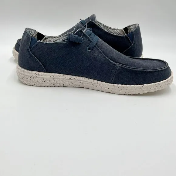 Skechers‎ Streetwear Melson Chad Slip On Air Cooled Memory Foam Shoes Sz 12 Navy