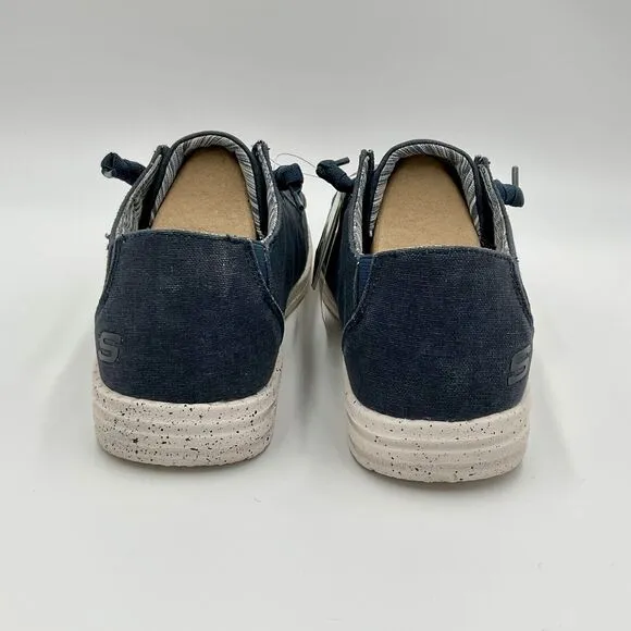 Skechers‎ Streetwear Melson Chad Slip On Air Cooled Memory Foam Shoes Sz 12 Navy