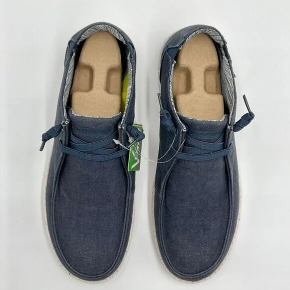 Skechers‎ Streetwear Melson Chad Slip On Air Cooled Memory Foam Shoes Sz 12 Navy
