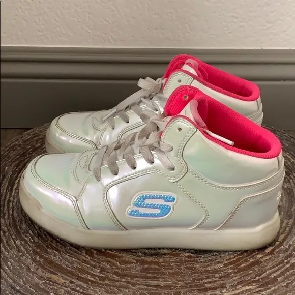 Sketchers Energy Lights High Top Sneakers