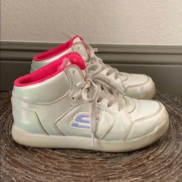 Sketchers Energy Lights High Top Sneakers