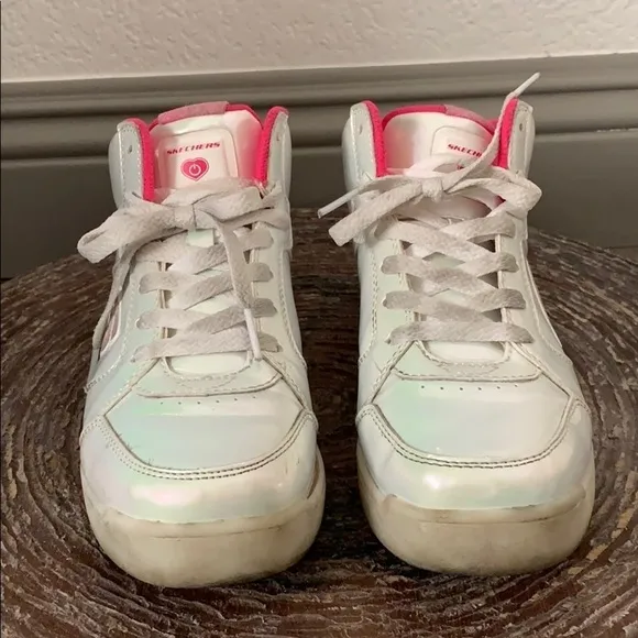Sketchers Energy Lights High Top Sneakers