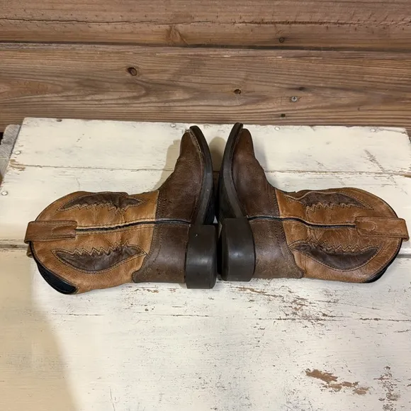 Smoky Mountain Ranger Leather Square Toe Boots