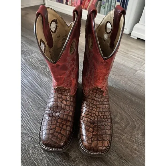 Smoky Mountain Reptile Square Toe Western Boots 3111C / 3111Y