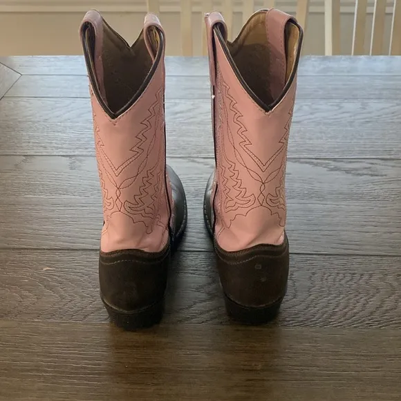SMOKY MOUNTAIN YOUTH GIRLS MONTEREY WESTERN ROUND TOE BOOTS STYLE 1574Y Y5/W7