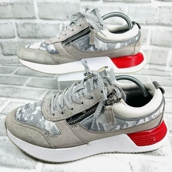 SNKR Project Men's Size 11 Rodeo 2.0 Shoes: Gray/White/Red