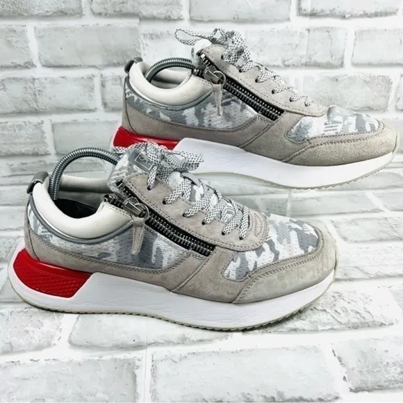 SNKR Project Men's Size 11 Rodeo 2.0 Shoes: Gray/White/Red