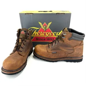 📌SOLD📌 THOROGOOD V-SERIES CRAZYHORSE MEN 6-IN WATERPROOF COMPOSITE-TOE WORK BOOT