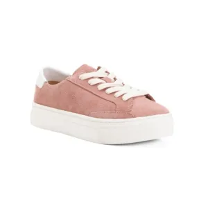 SOLUDOS DUSTY ROSE Suede The Ibiza Platform Sneakers