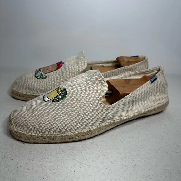 Soludos Mens Beer Shot Smoking Slippers Shoes Espadrille Loafer Slip On  Size 12