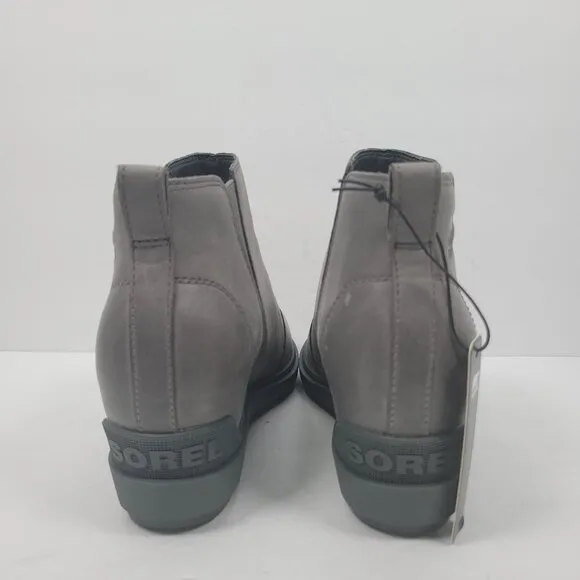 Sorel Evie II Zip Women's Gray Ankle Boots NL5025-052 US Size 9.5 NWB