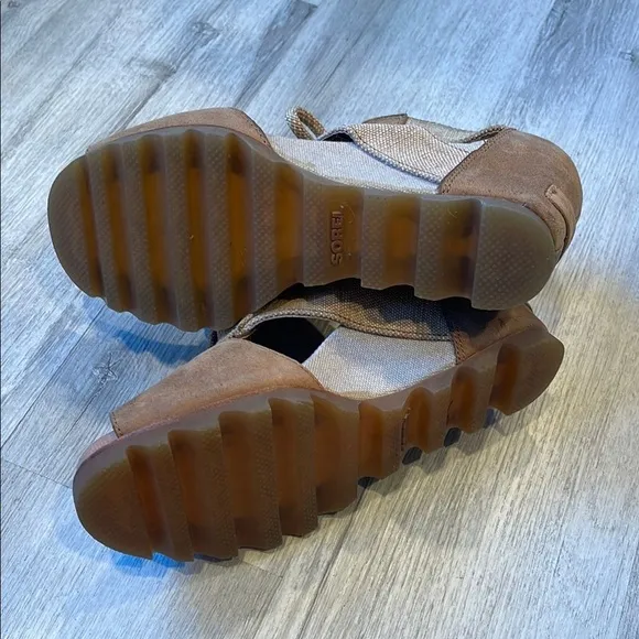 Sorel Joanie Lace Wedge Sandal Size 8.5