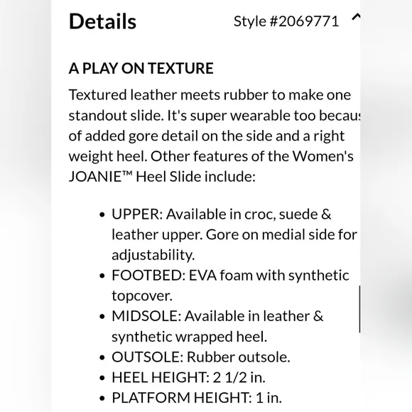 Sorel JOANIE Leather Sandals
