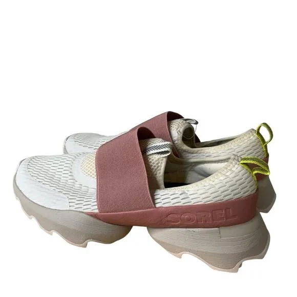 Sorel Kinetic Impact Strap Shoes Women 8.5 Perforated Scalloped Mesh Sneakers