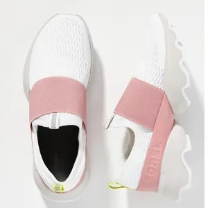 Sorel Kinetic Impact Strap Shoes Women 8.5 Perforated Scalloped Mesh Sneakers