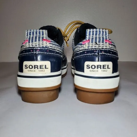 Sorel Tivoli Oxfords Navy Blue Waterproof Duck Shoes  Size 7