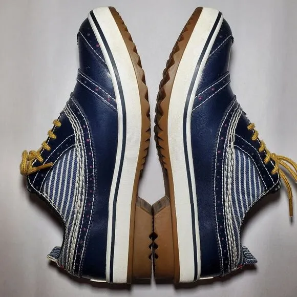 Sorel Tivoli Oxfords Navy Blue Waterproof Duck Shoes  Size 7