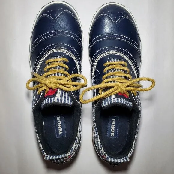 Sorel Tivoli Oxfords Navy Blue Waterproof Duck Shoes  Size 7
